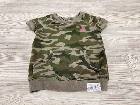 Carter’s Camouflage Short Sleeve Sweatshirt