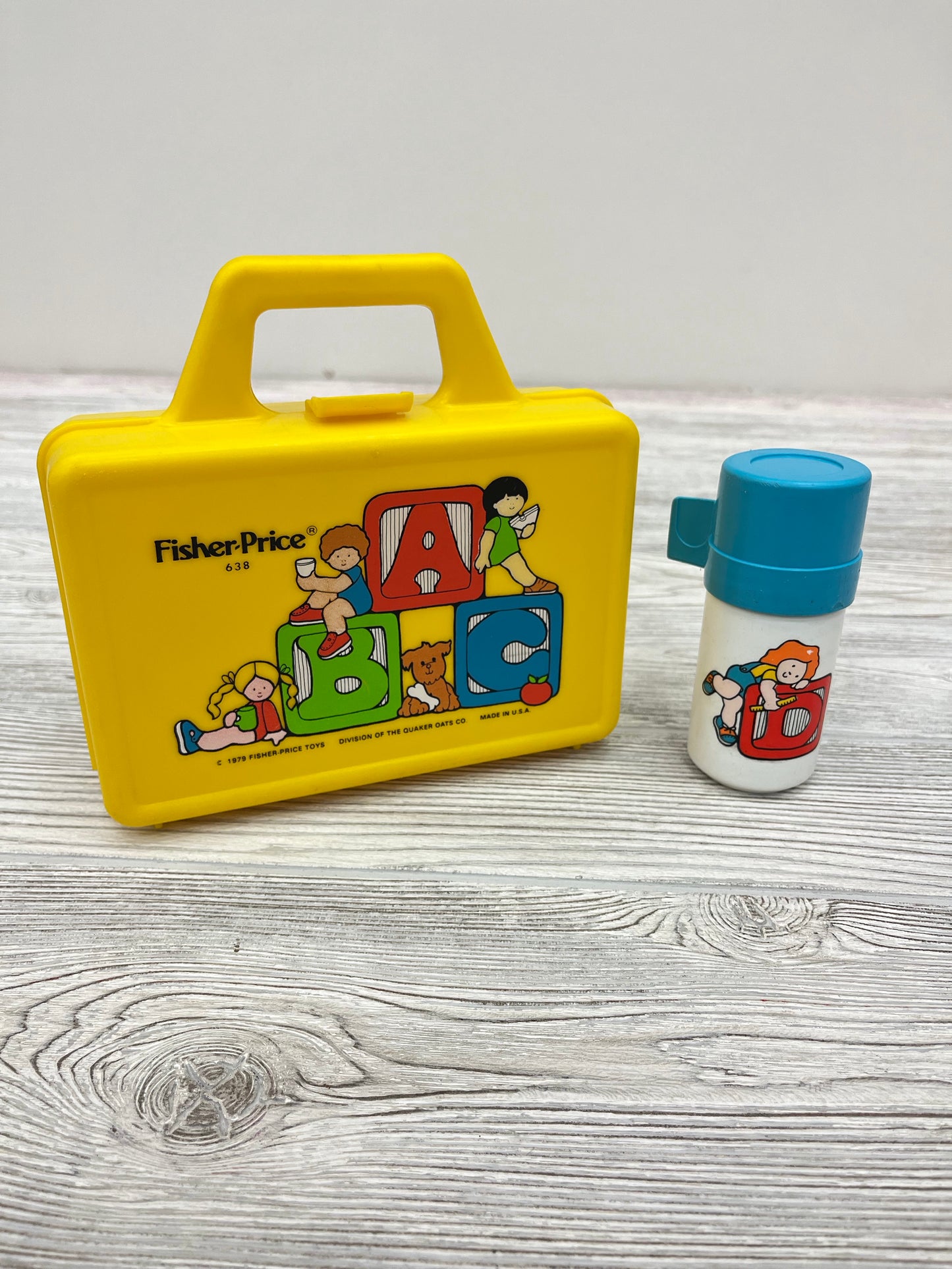 Vintage Fisher Price Lunchbox with Thermos