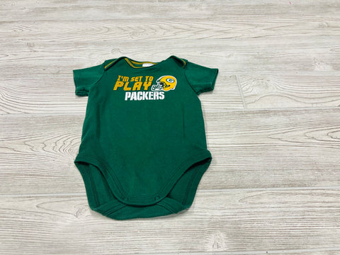 NFL Team Apparel “I’m Set To Play Packers” Short Sleeve Onesie