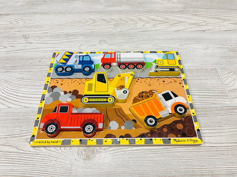 Melissa & Doug Chunky Puzzle - Construction
