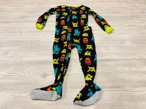 Simple Joys by Carter’s Monster Print Zip Up Pajama