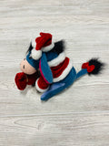 The Disney Store Mini Bean Bag Santa Eeyore