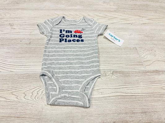 Carter’s “I’m Going Places” Short Sleeve Onesie