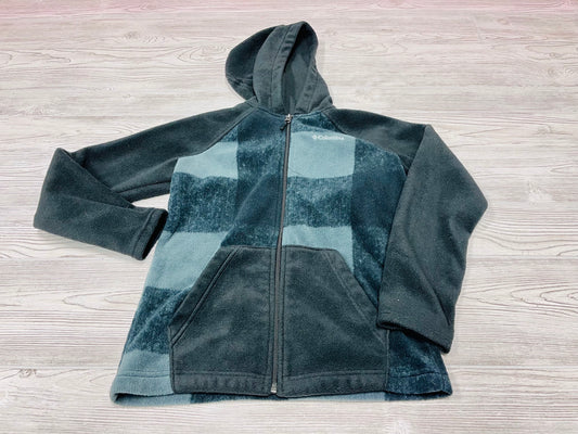 Columbia Hooded  Zip Up Fleece Jacket