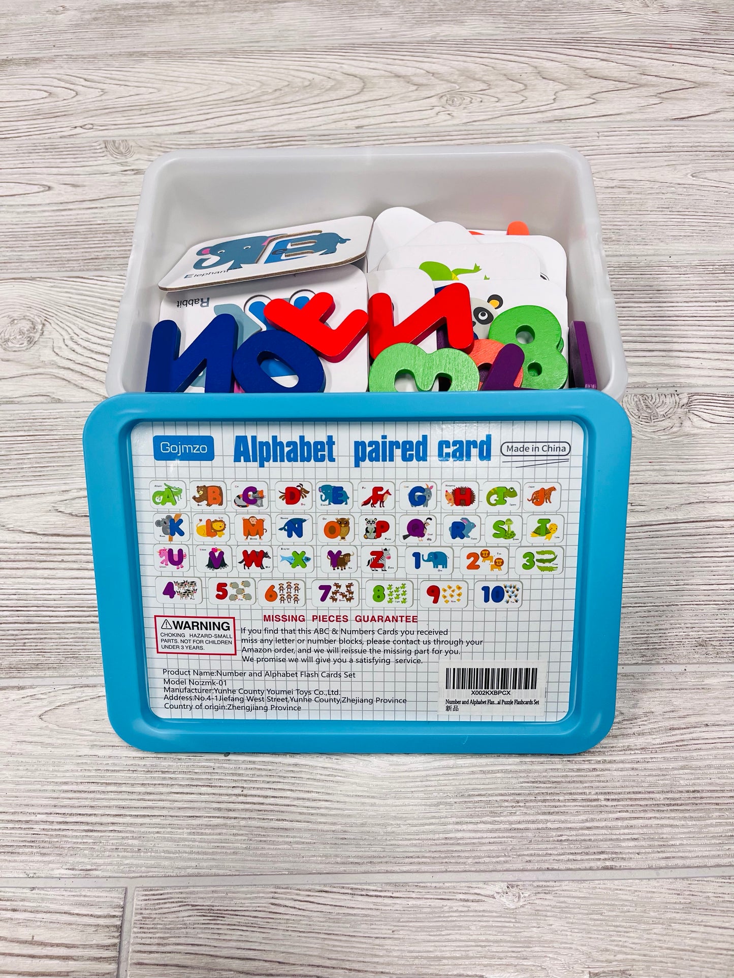 Gojmzo Alphabet Paired Card