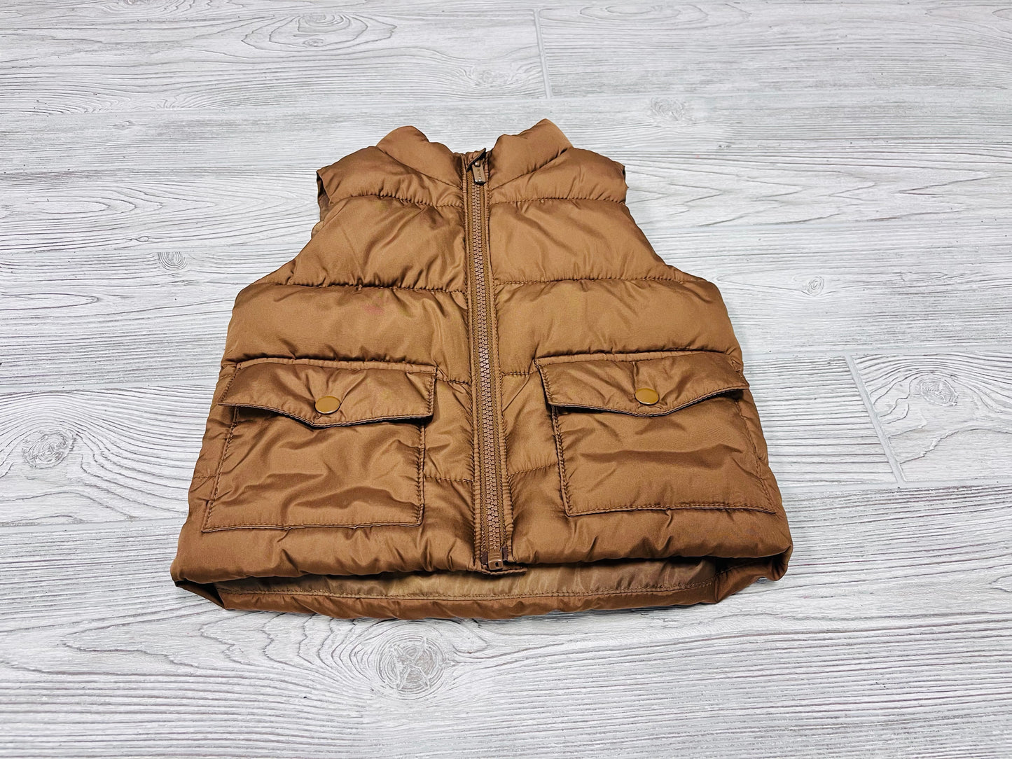 Old Navy Boys Zip Up Puffer Vest