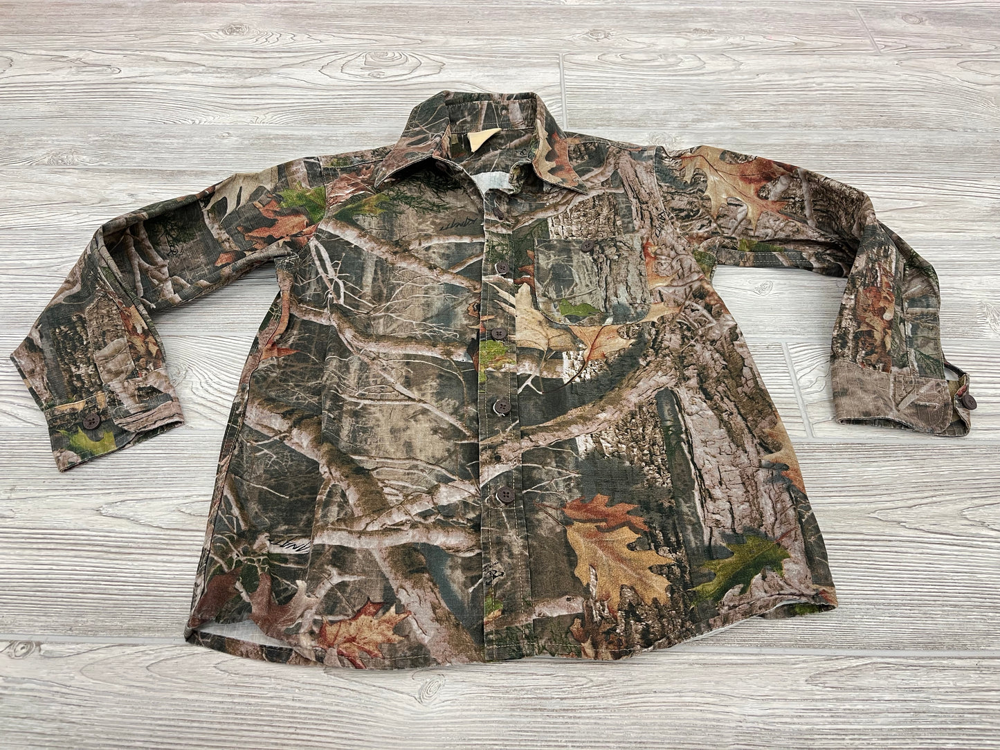 Red Head Brand Camouflage Button Down Long Sleeve Shirt