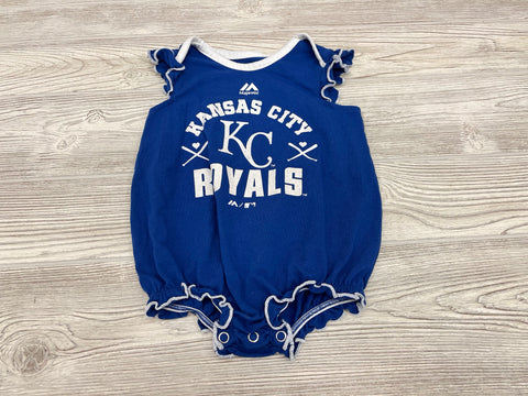 Majestic Kansas City Royals Short Sleeve Onesie