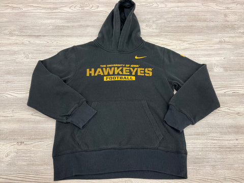 Nike University of Iowa Hawkeyes Football Hooded Sweatshirt