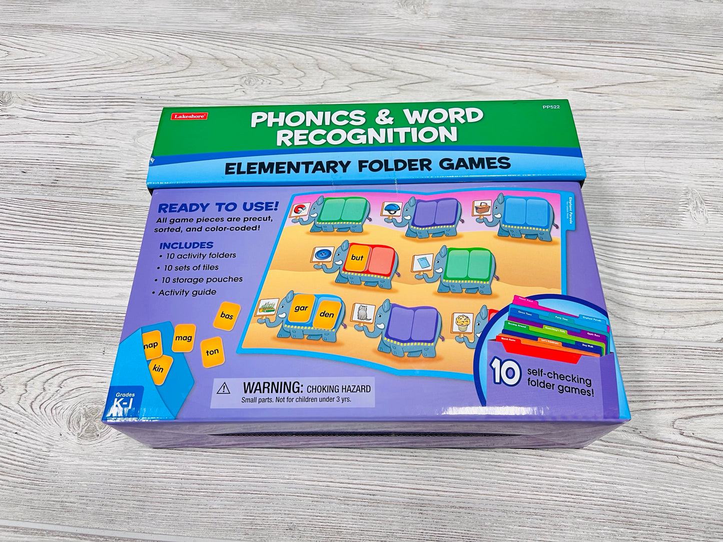 Lakeshore Phonics & Word Recognition Elementary Folder Games
