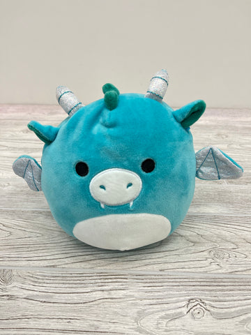 Original Squishmallows Devin the Blue Dragon