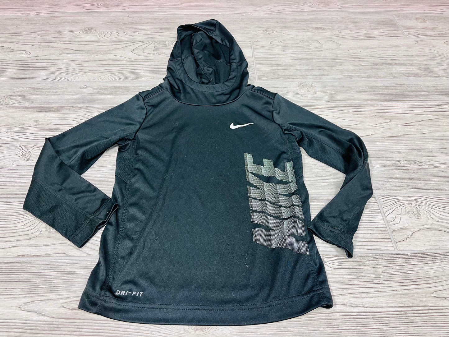 Nike Dri-Fit Hooded Athletic Long Sleeve Shirt