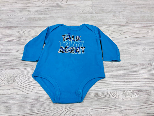 Nike “Talk To My Agent” Long Sleeve Onesie