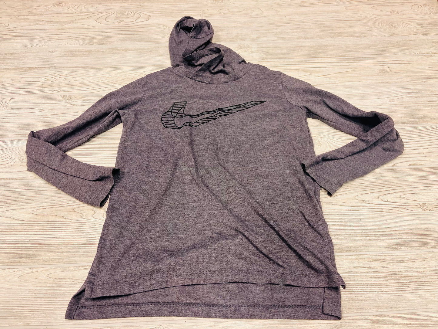 Nike Dri-Fit Hooded Long Sleeve Shirt