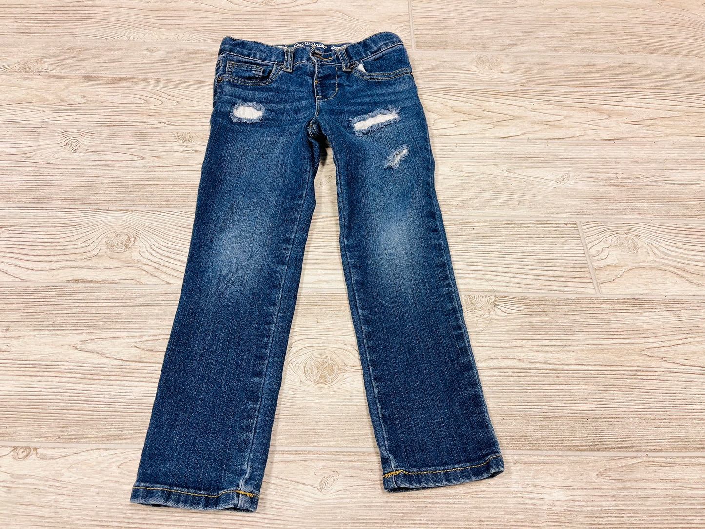 Cat & Jack Skinny Super Stretch Patch Jeans
