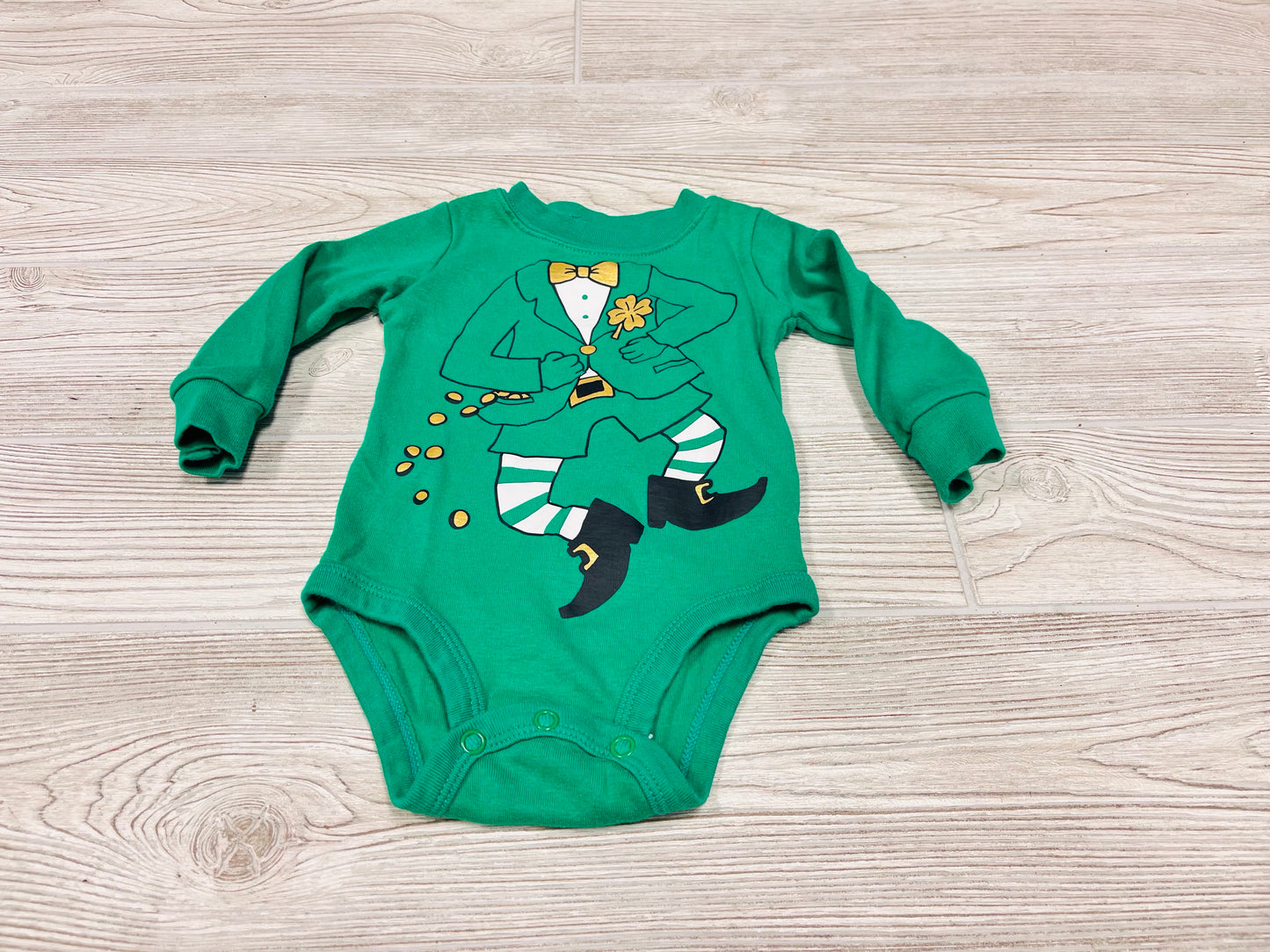 Carter’s Leprechaun Long Sleeve Onesie