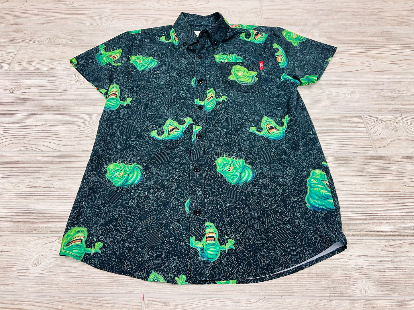 Ghostbusters x RSVLTS Short Sleeve Button Down Shirt