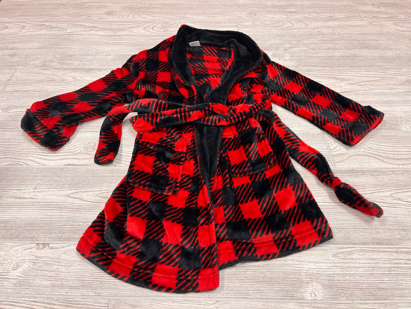 Cat & Jack Buffalo Plaid Robe