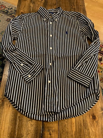 Ralph Lauren Striped Long Sleeve Button Down Shirt