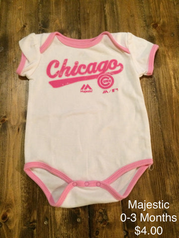 Majestic Chicago Cubs Onesie