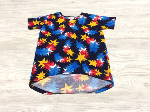 Lularoe Star Print Short Sleeve Shirt