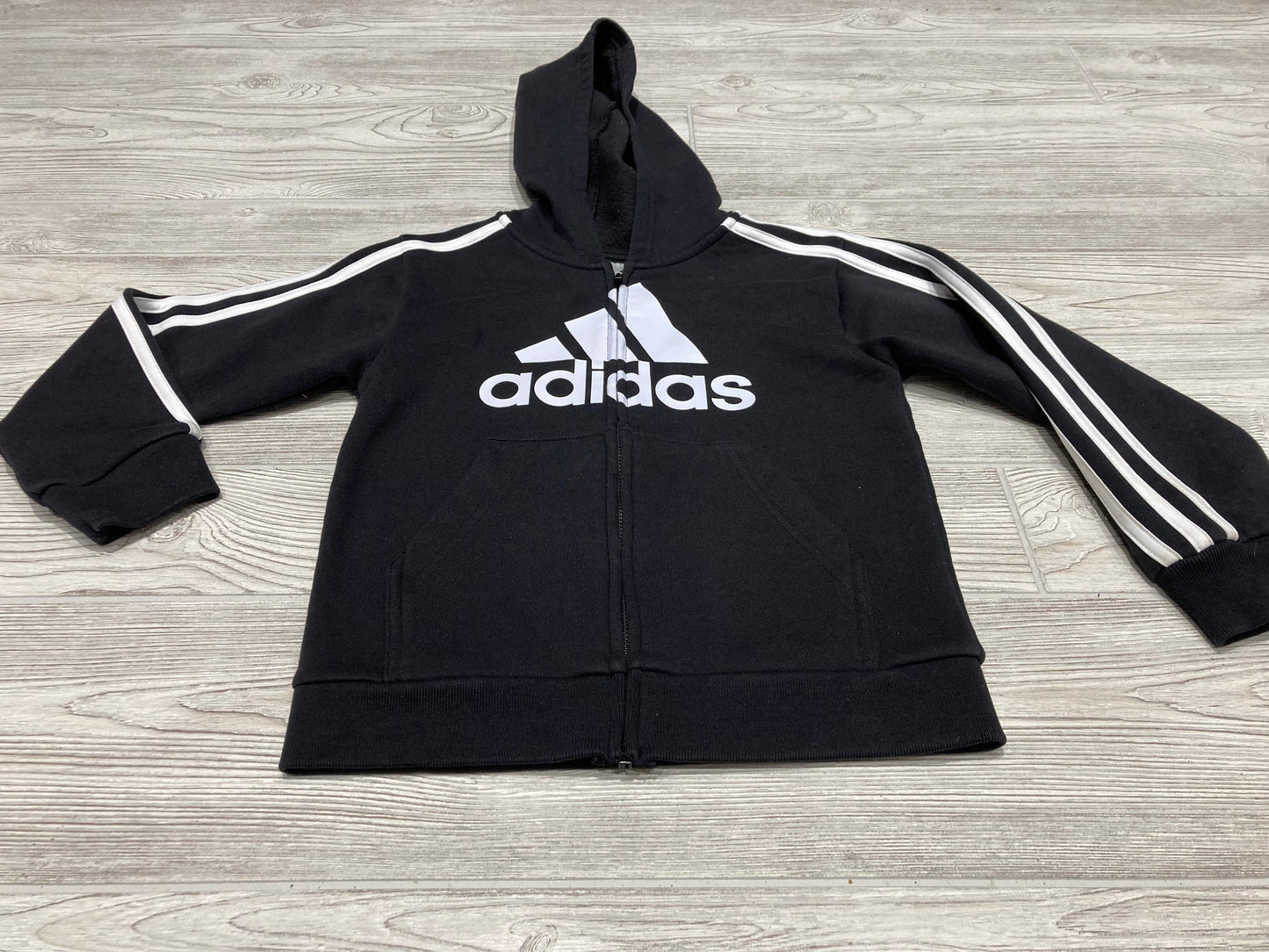 Adidas Hooded Zip Up Sweatshirt