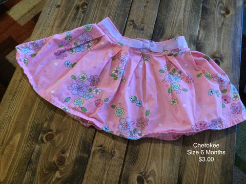 Cherokee Flower Print Skirt