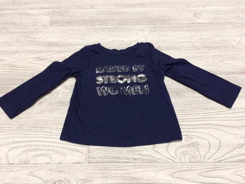Cat & Jack “Raised By Strong Women” Long Sleeve Shirt