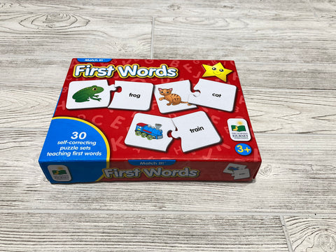 The Learning Journey Match It First Words
