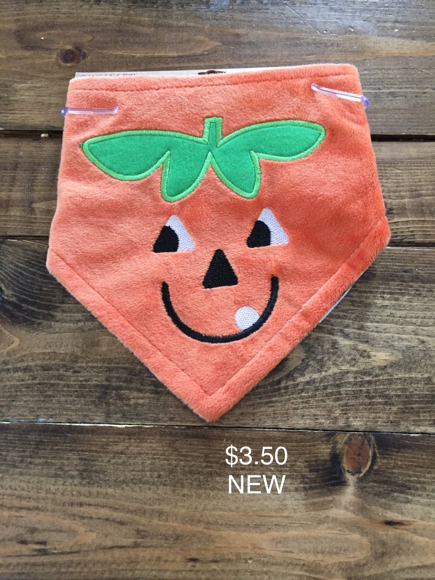 So Dorable Pumpkin Bandana Bib