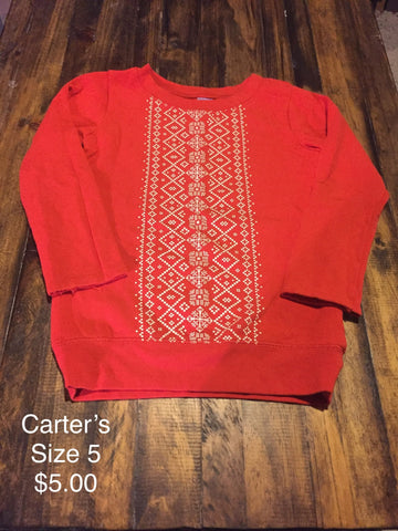 Carter’s Girls Holiday Sweatshirt