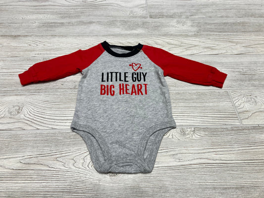Carter’s “Little Guy Big Heart” Long Sleeve Onesie