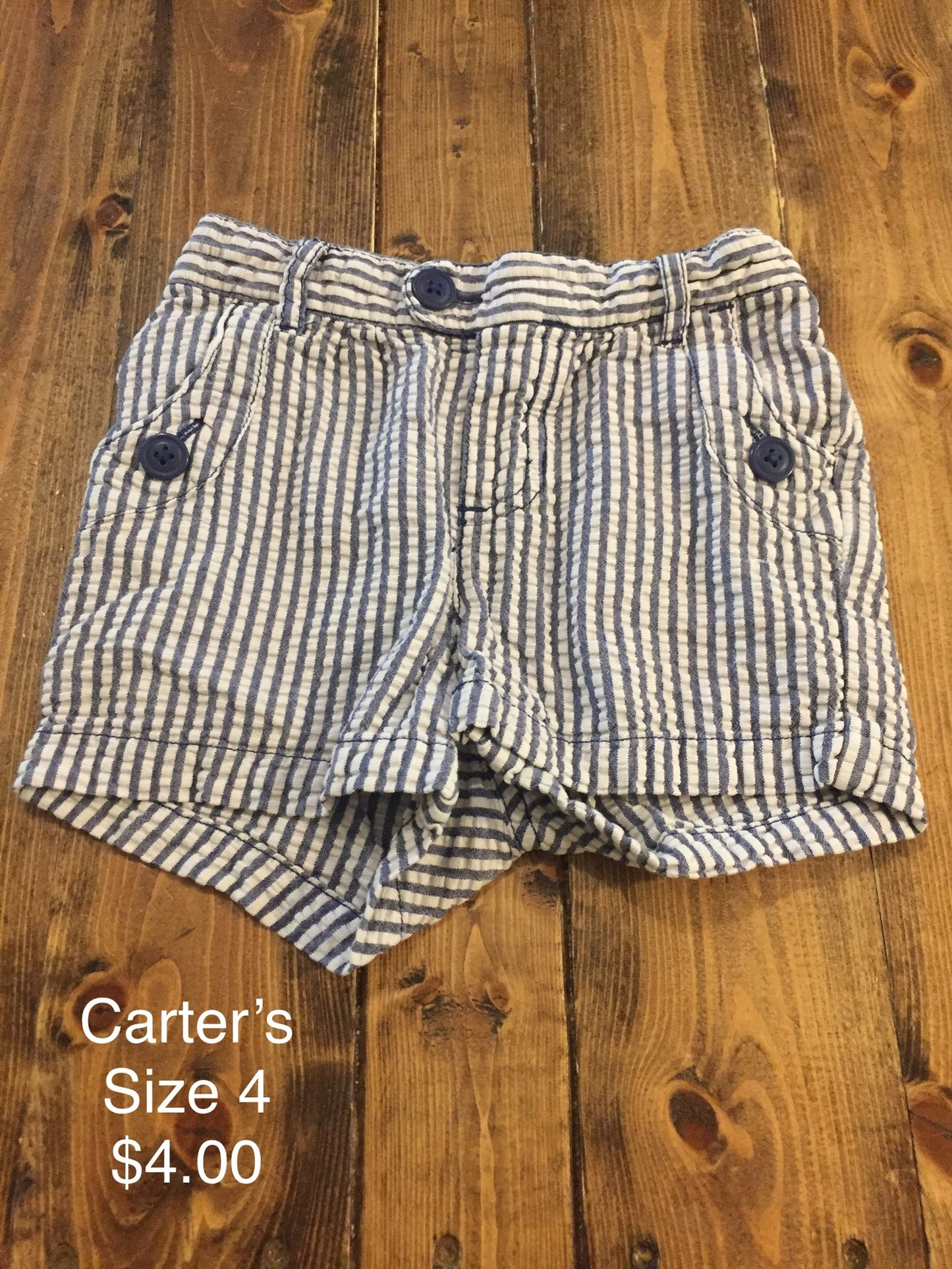 Carter’s Pinstripe Shorts