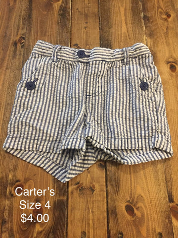 Carter’s Pinstripe Shorts