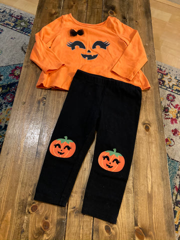 Children’s Place Two Piece Pumpkin Outfit