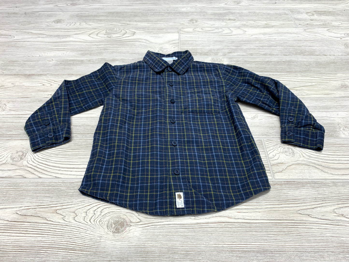 Janie and Jack Long Sleeve Button Down Shirt