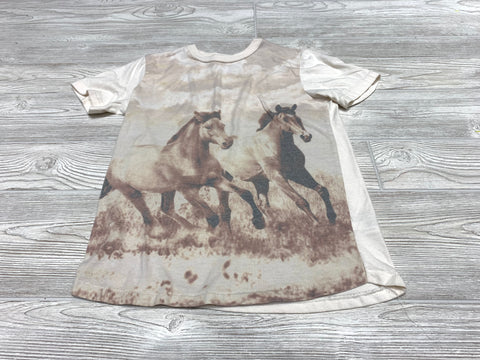 Art Class Horse Print Short Sleeve Shirt