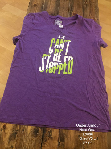 Under Armour “Can’t Be Stopped” Short Sleeve Shirt