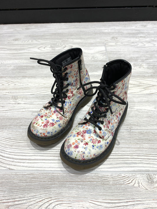 Doc Marten Kids Collection Floral Print Boots