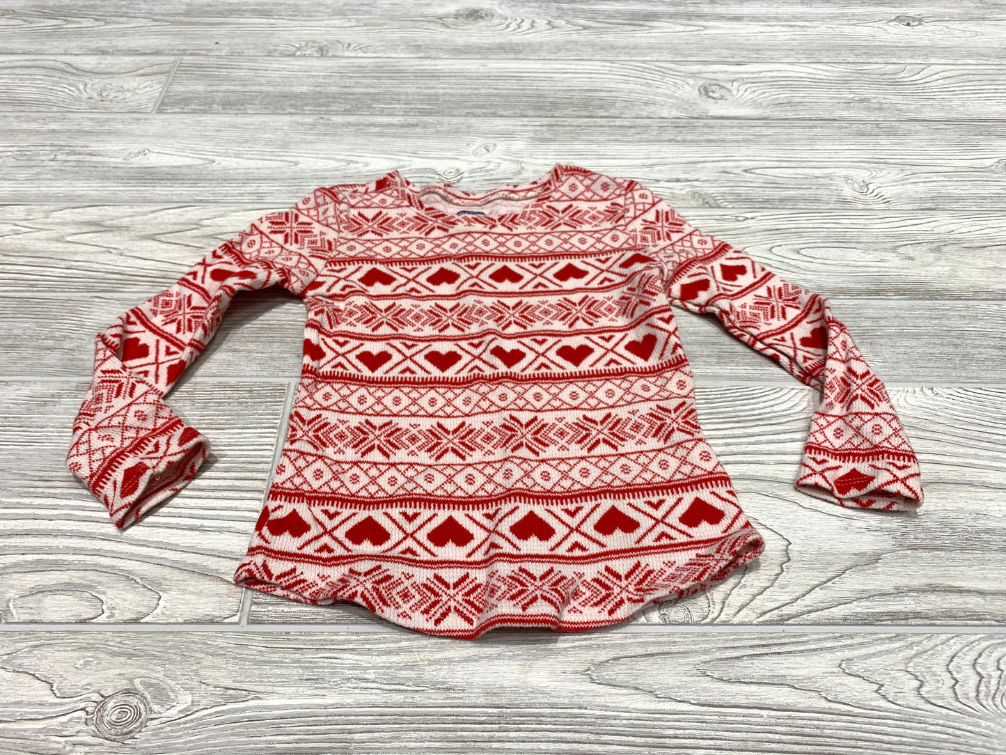 Old Navy Heart Print Long Sleeve Shirt
