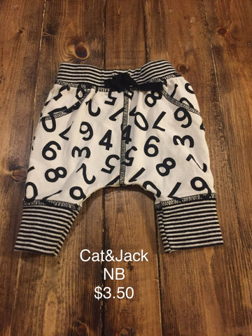 Cat & Jack Number Print Pant