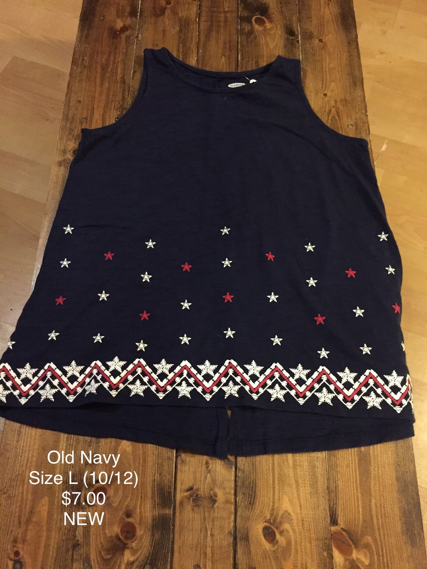 Old Navy Star Print Tank Top