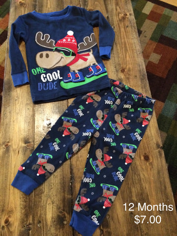 Babies R Us “One Cool Dude” Two Piece Pajama Set