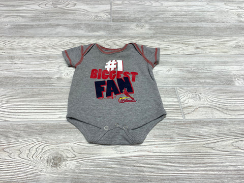 Genuine Merchandise “St.Louis Cardinals #1 Biggest Fan” Short Sleeve Onesie