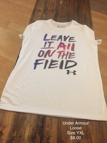 Under Armour “Leave It All On The Field” Short Sleeve Shirt