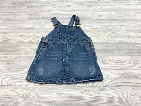 Old Navy Blue Jean Skirt Overall