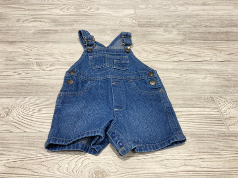 Arizona Jeans Short Blue Jean Overalls