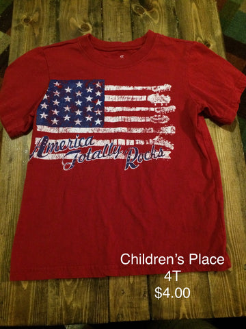 Children’s Place “American Totally Rocks” T-Shirt