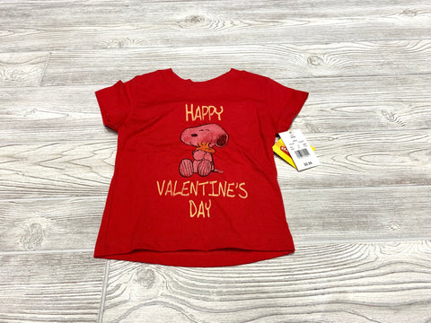 Peanuts “Happy Valentine’s Day” Short Sleeve Shirt