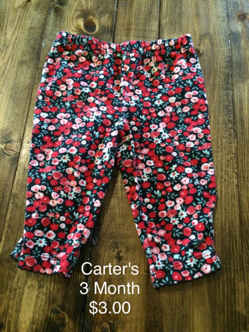 Carter’s Flower Print Leggings